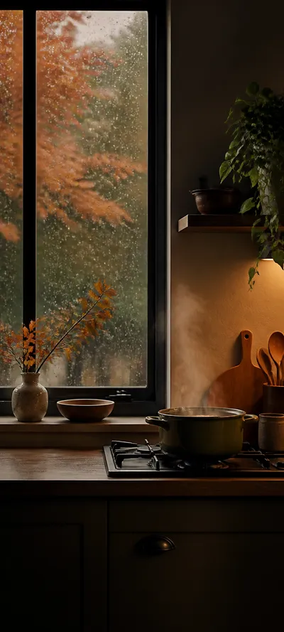 Minimal Luxe Autumn Kitchen