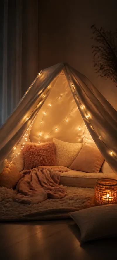 Minimal Luxe Blanket Fort