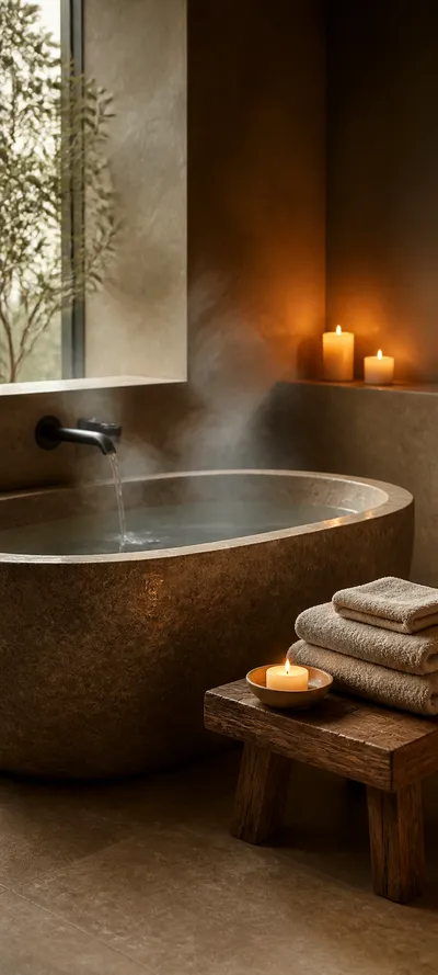Minimal Luxe Candle Bath