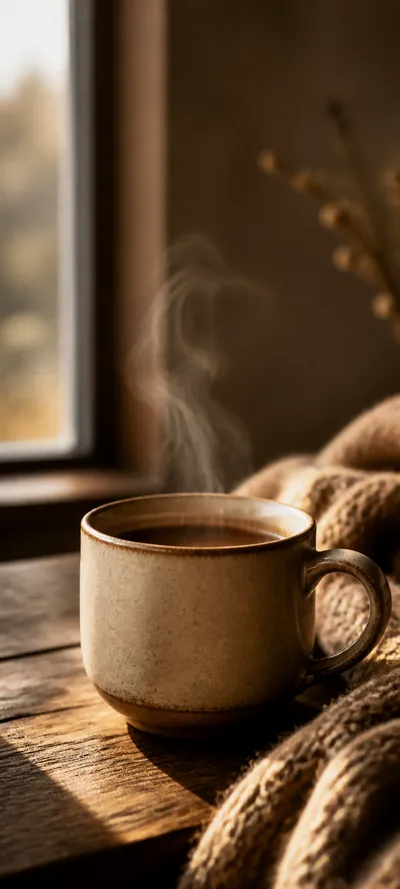 Minimal Luxe Coffee Steam