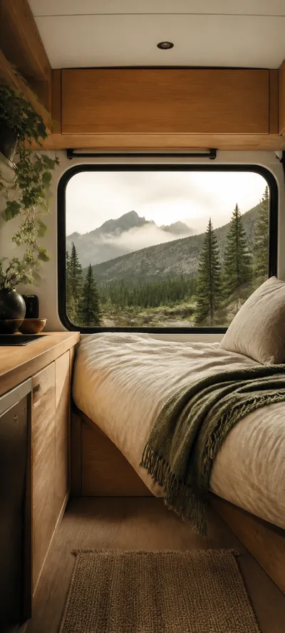 Minimal Luxe Cozy Camper