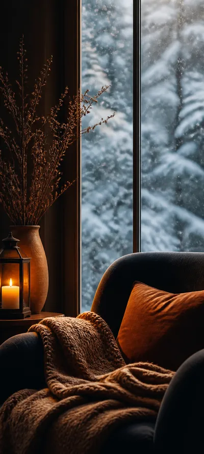 Minimal Luxe Window Snowfall