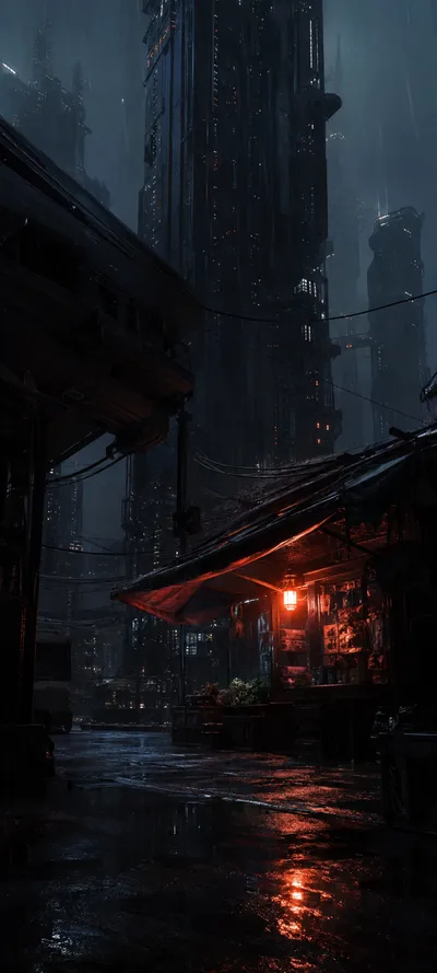 Blue Hour Market Towers