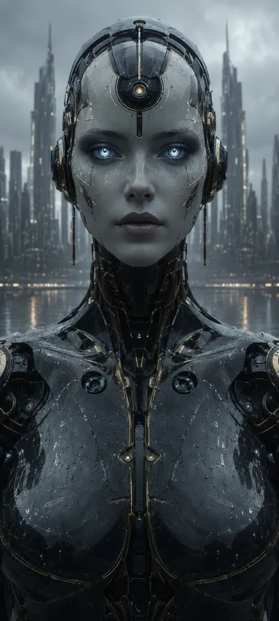 Chrome Android Rain Portrait