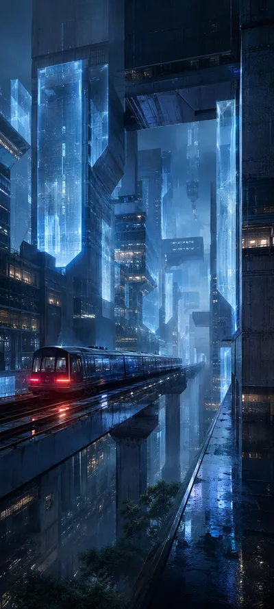 Worn Material Holographic Train