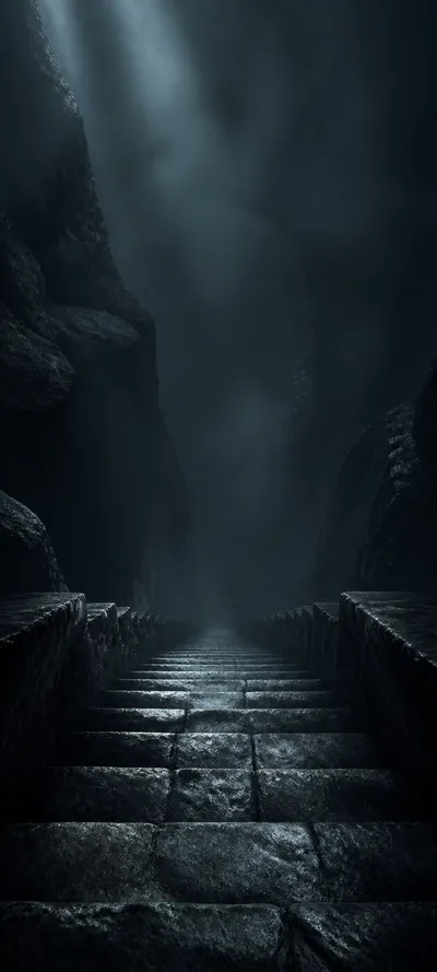 Epic Cinematic Abyss Stairway