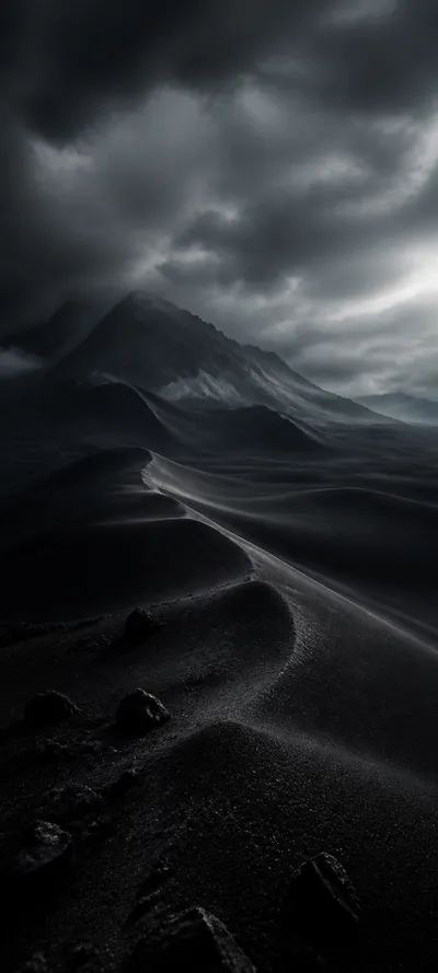 Epic Cinematic Black Sand Dunes