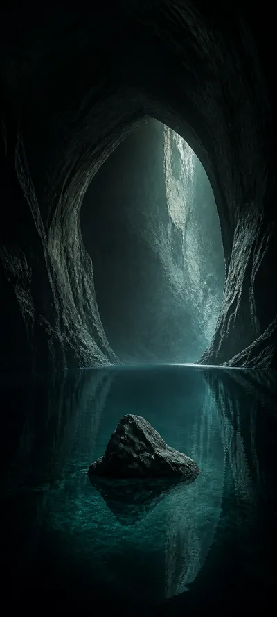 Minimal Iconic Subterranean Lake