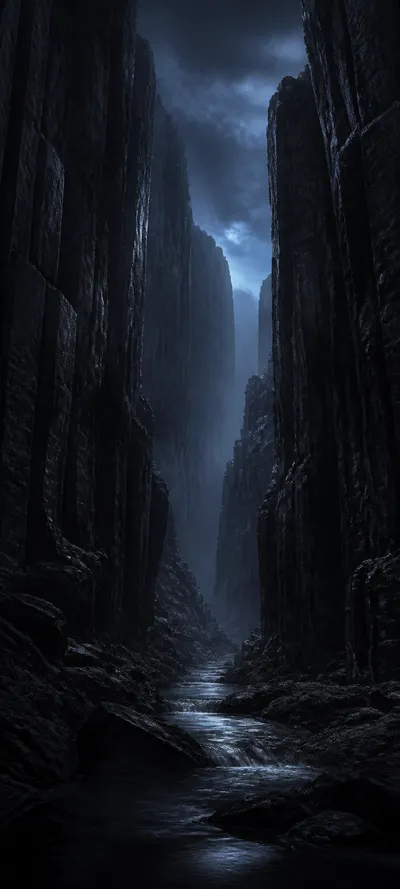 Moonlit Realm Basalt Canyon