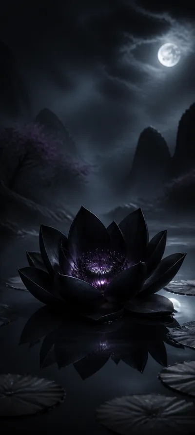 Moonlit Realm Dark Lotus