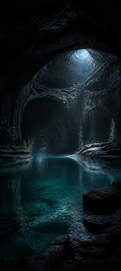 Moonlit Realm Subterranean Lake V2