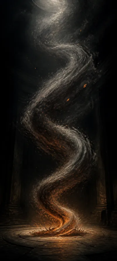 Painterly Prestige Ash Spiral