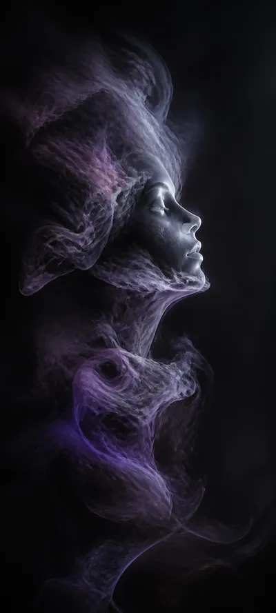 Painterly Prestige Smoke Portrait