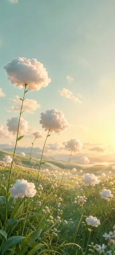 Cloud Flowers Meadow