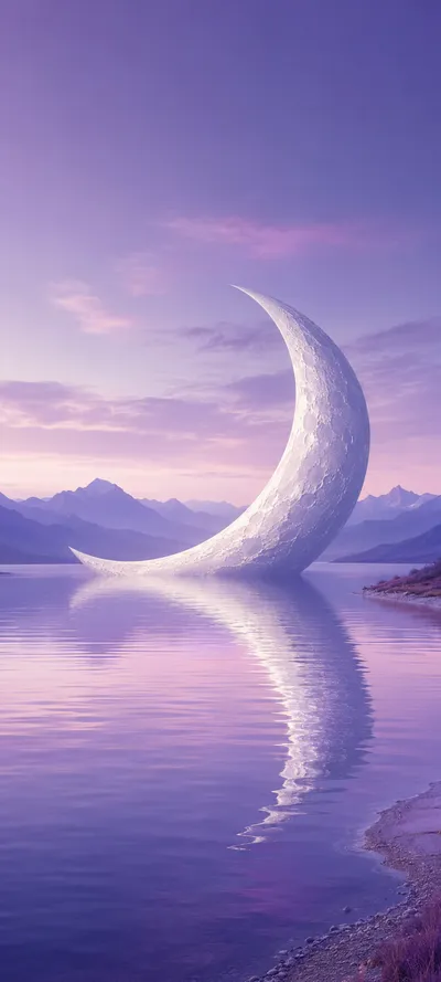 Crescent Moon Lavender Lake