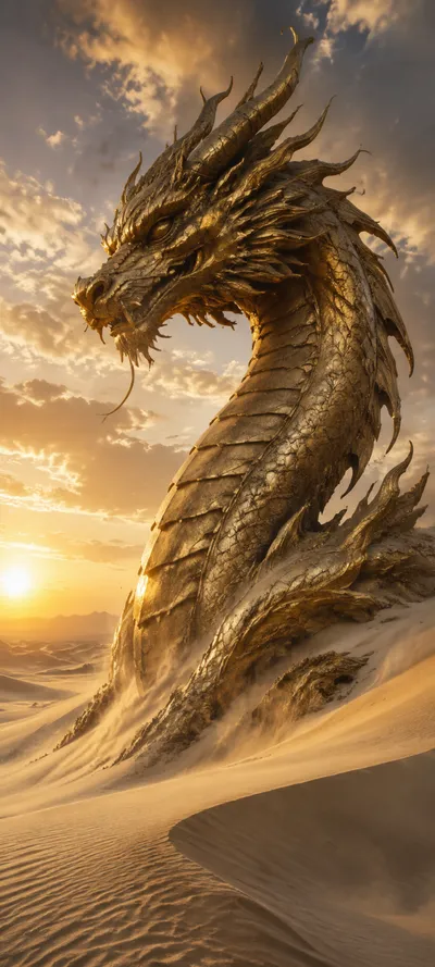 Golden Dragon White Desert