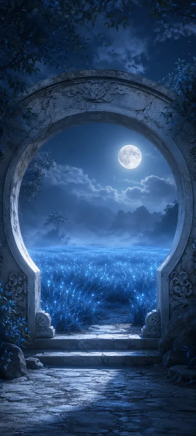 Moon Gate Blue Grass