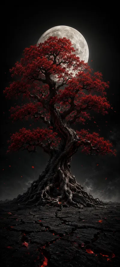 Red Tree Black Earth