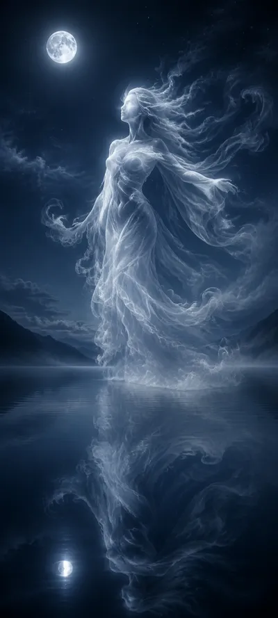 Silver Mist Moon Goddess