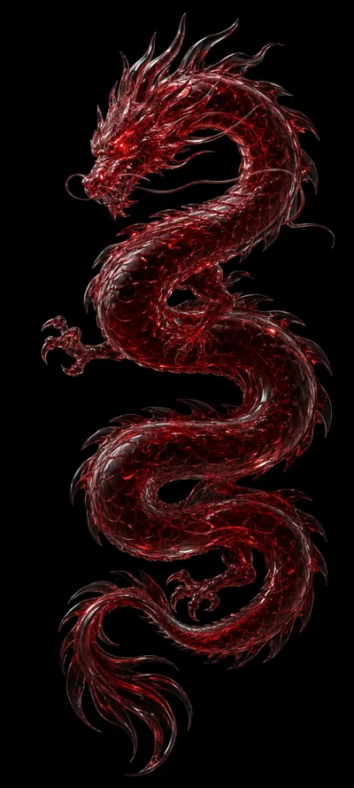 Translucent Red Dragon
