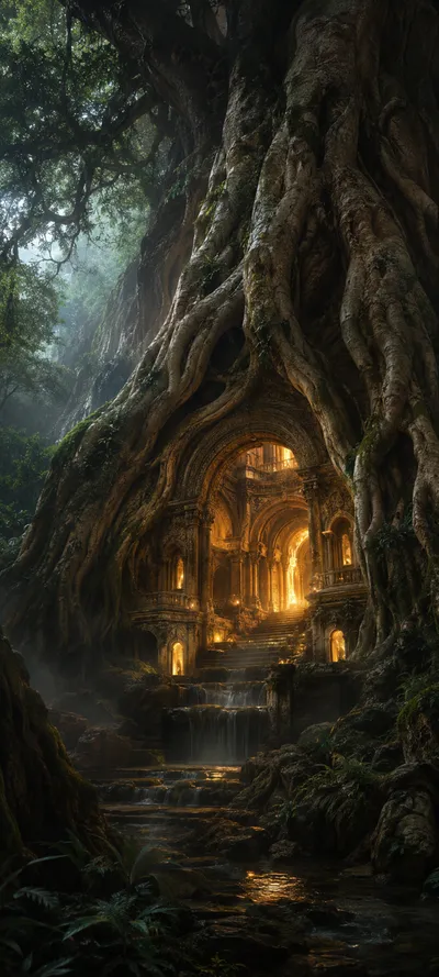 Tree Root Hidden Palace