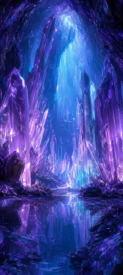 Violet Crystal Cavern