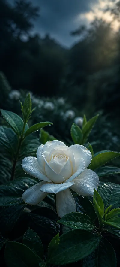 Gardenia After Rain