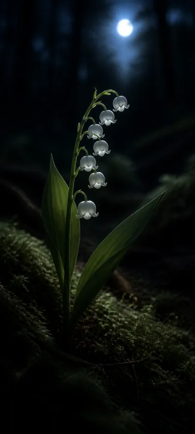 Moonlit Lily Of The Valley