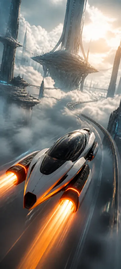 Epic Cinematic Cloud Racer