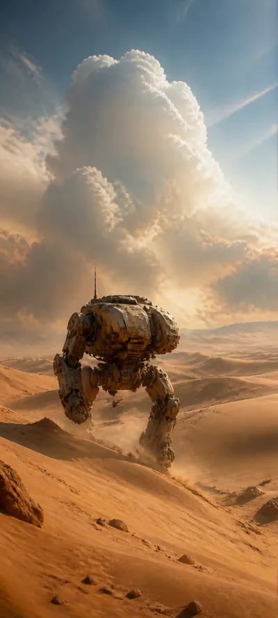 Epic Cinematic Desert Mech