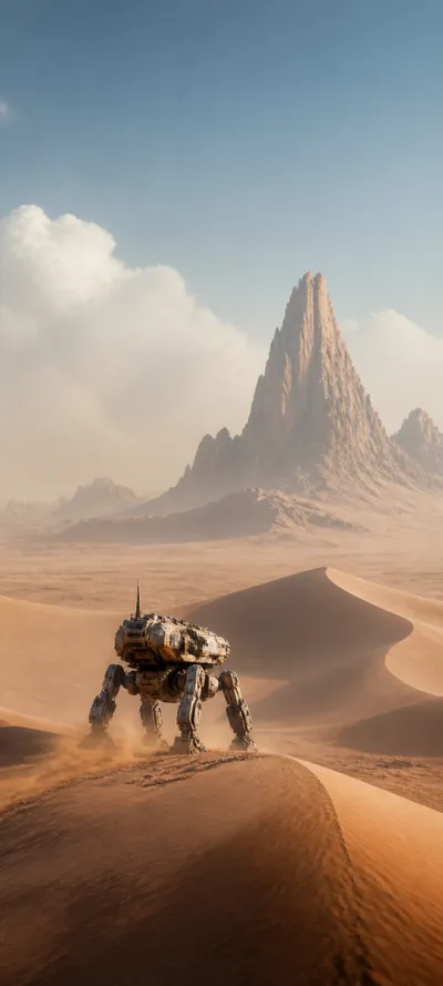 Minimal Iconic Desert Mech