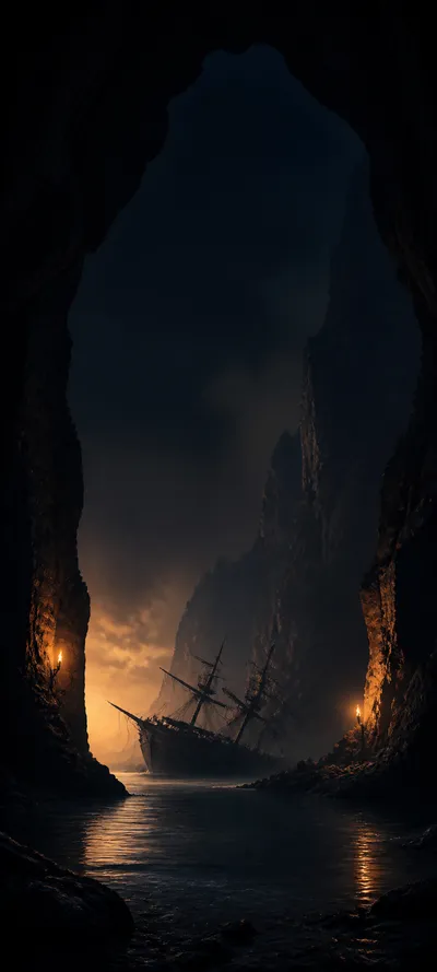 Minimal Iconic Pirate Cove