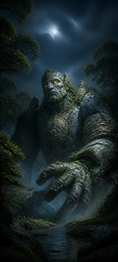 Moonlit Realm Forest Guardian