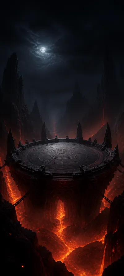 Moonlit Realm Lava Arena