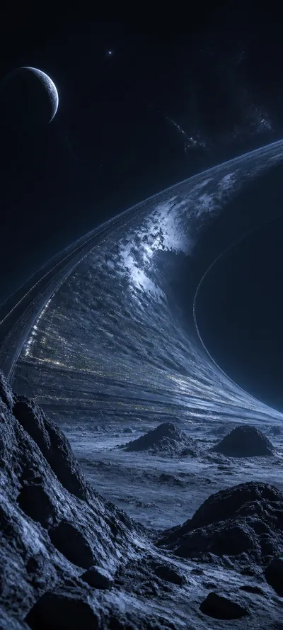 Moonlit Realm Orbital Ringworld