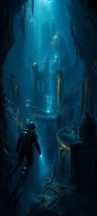 Moonlit Realm Underwater Ruins