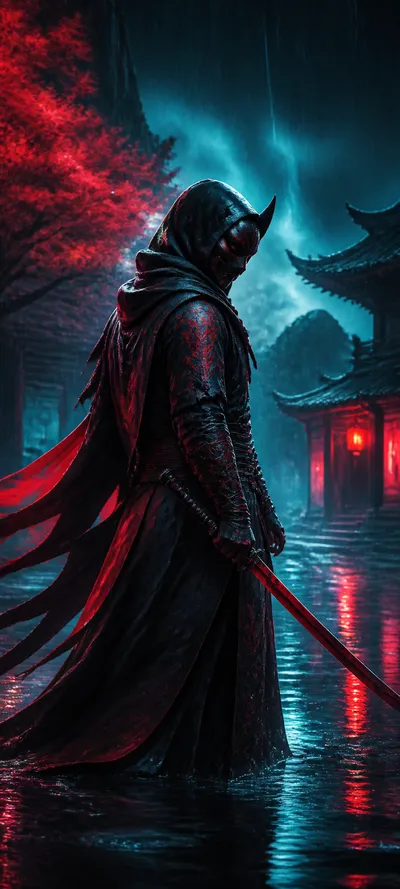 Painterly Prestige Cyber Samurai