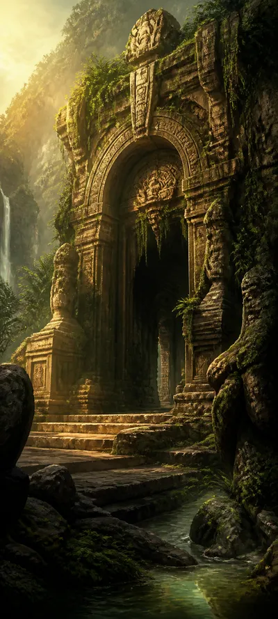 Painterly Prestige Jungle Temple