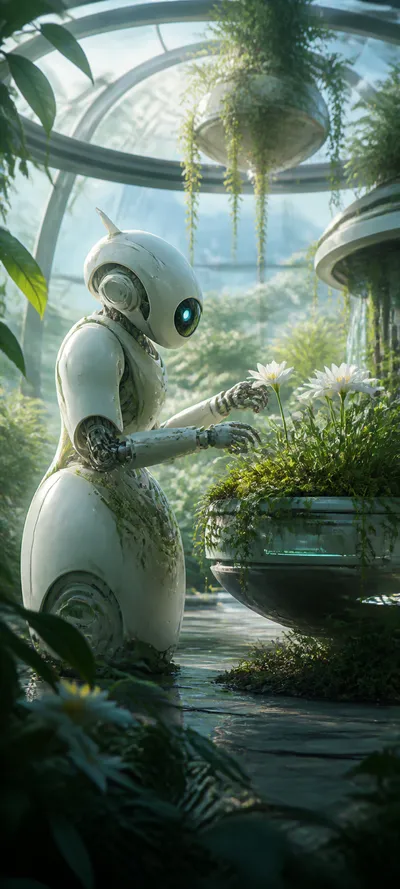 Painterly Prestige Robot Garden