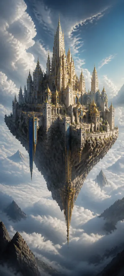 Painterly Prestige Sky Fortress