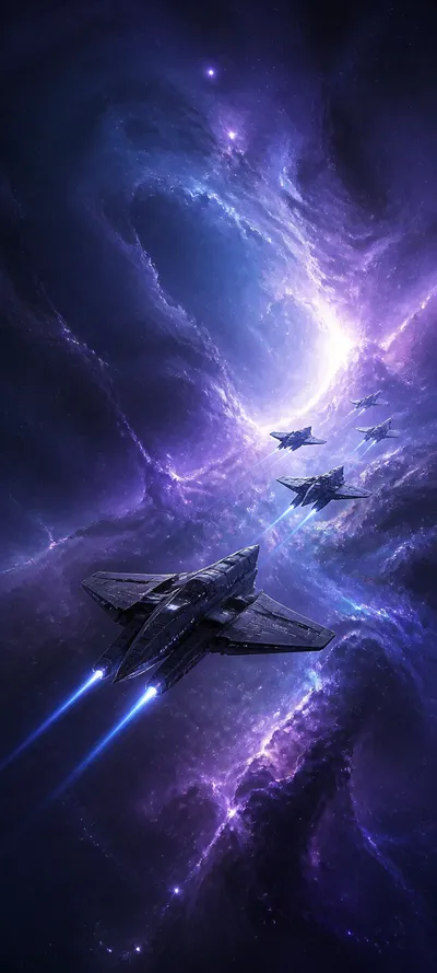 Painterly Prestige Space Fleet
