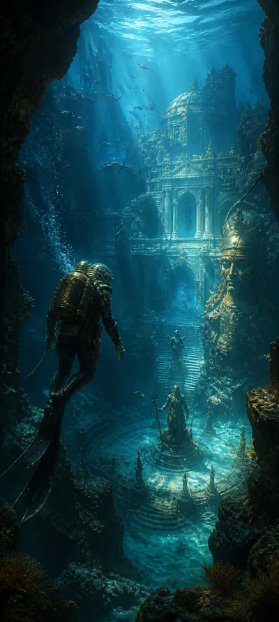 Painterly Prestige Underwater Ruins