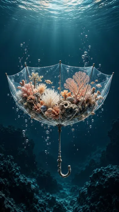Coral and Bubbles