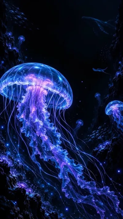 Glowing Jellyfish