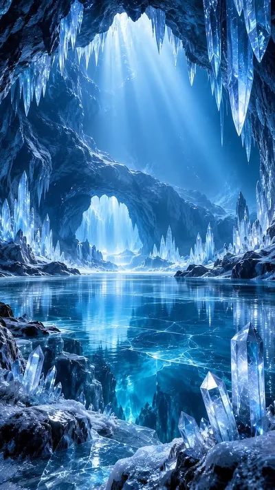 Snow over Lake