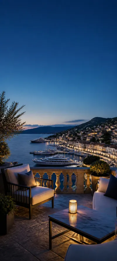 Cinematic Dawn Monaco Terrace