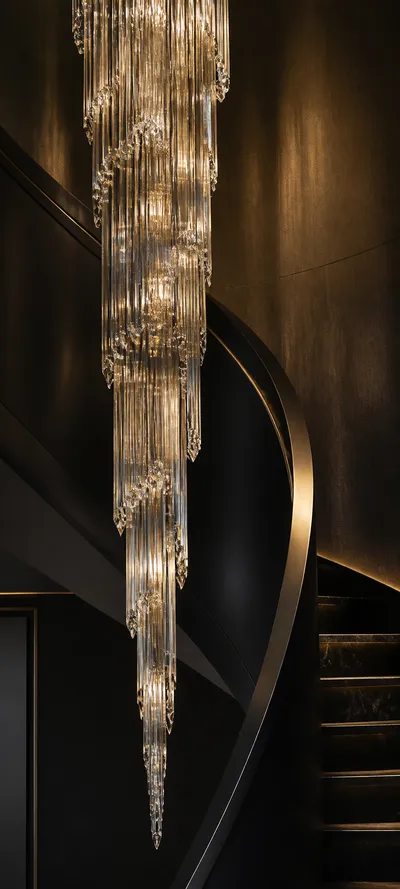Editorial Detail Crystal Chandelier