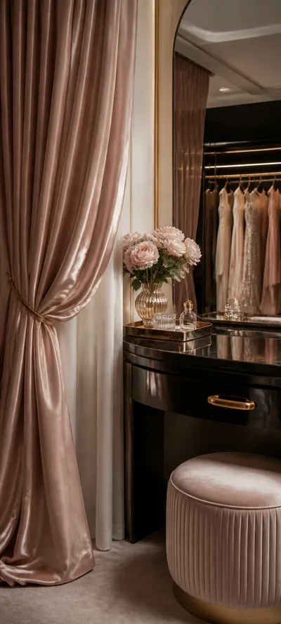 Editorial Detail Silk Dressing Room