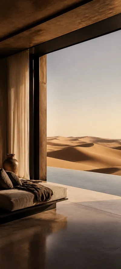 Minimal Luxe Desert Resort
