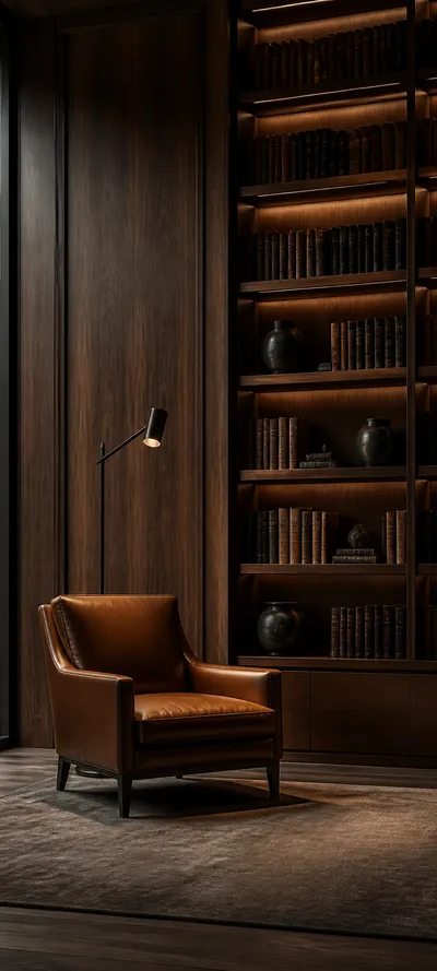 Minimal Luxe Executive Library